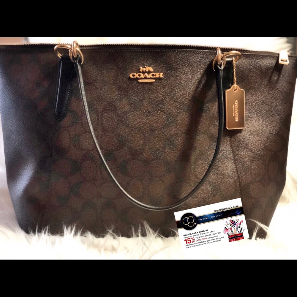 Coach Signature Ava Large Tote